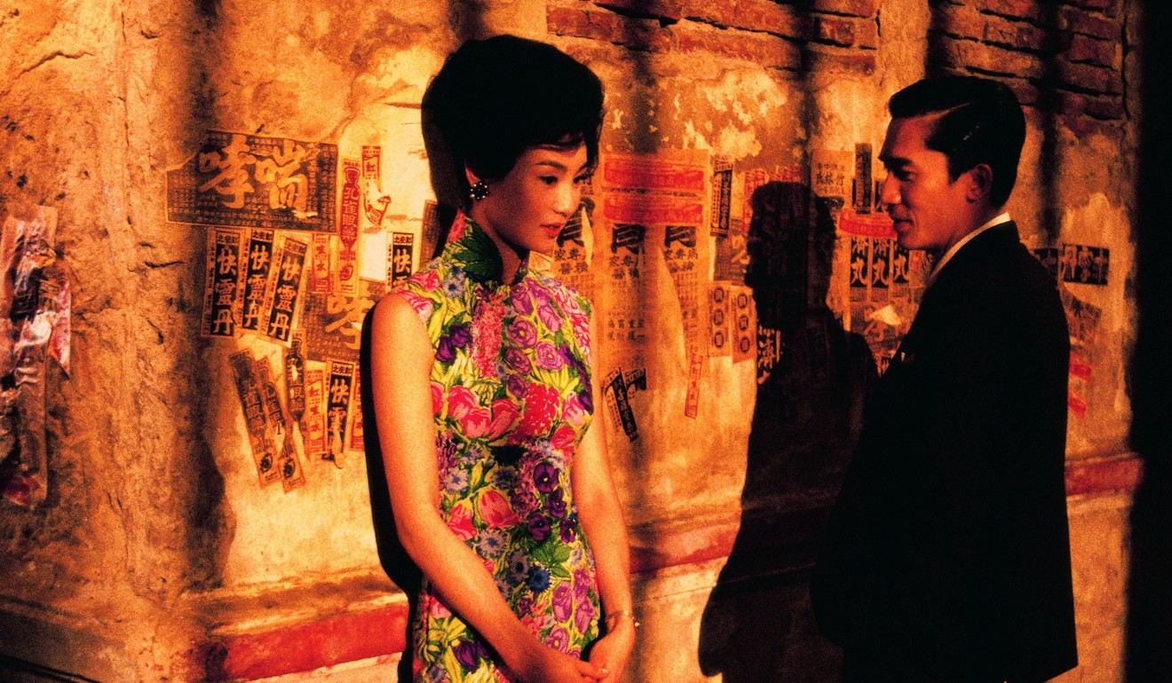 Actors Maggie Cheung Man-Yuk and Tony Leung Chiu-Wai from In the Mood for Love, directed by Wong Kar-wai.
