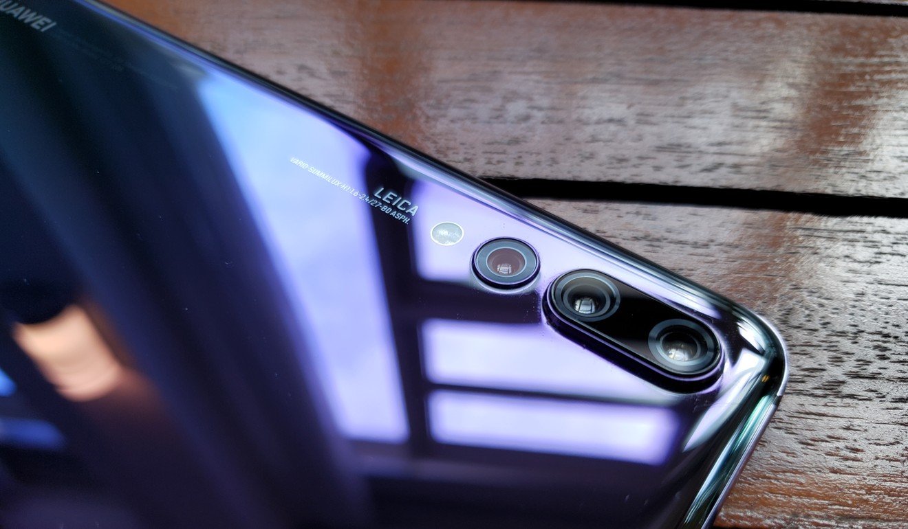 The Huawei P20 Pro is equipped with three cameras on the back. Photo: SCMP/Ben Sin