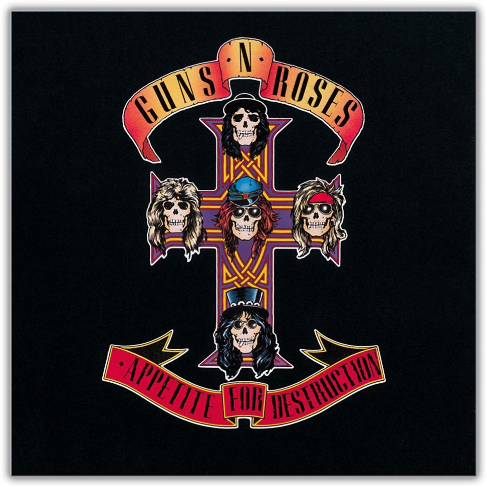 The Guns N’ Roses album ‘Appetite for Destruction’.