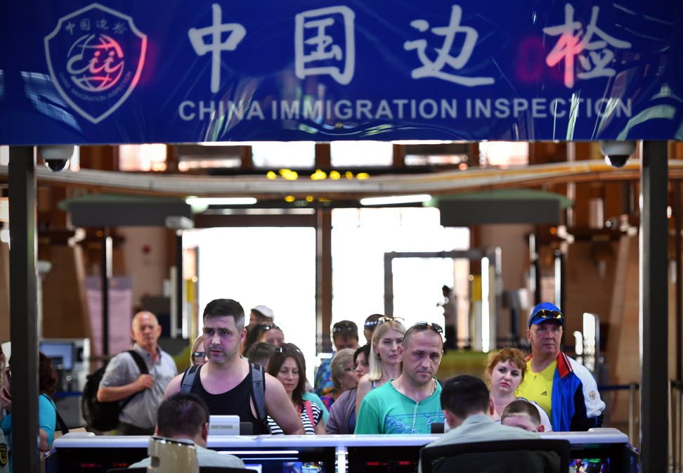 China is said to be home to some 1 million people who were born elsewhere. Photo: Xinhua