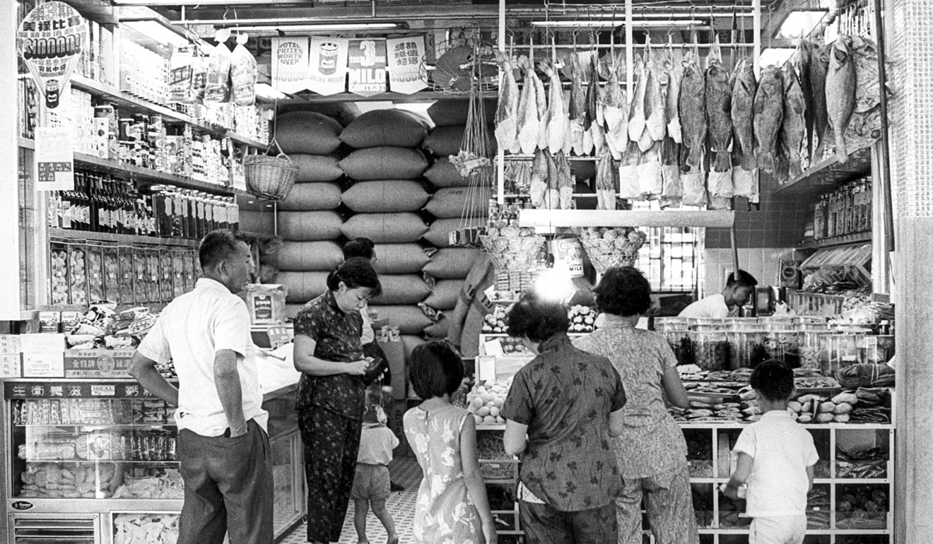 A grocery store at Wah Fu Estate in 1968. Photo: Raymond Tam