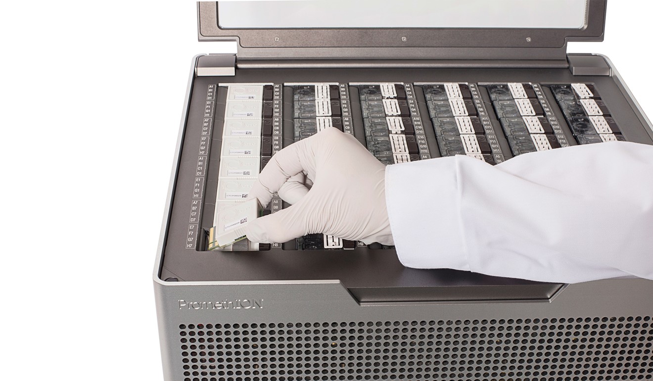 A high throughput DNA sequencing machine from Oxford Nanopore. Photo: Handout