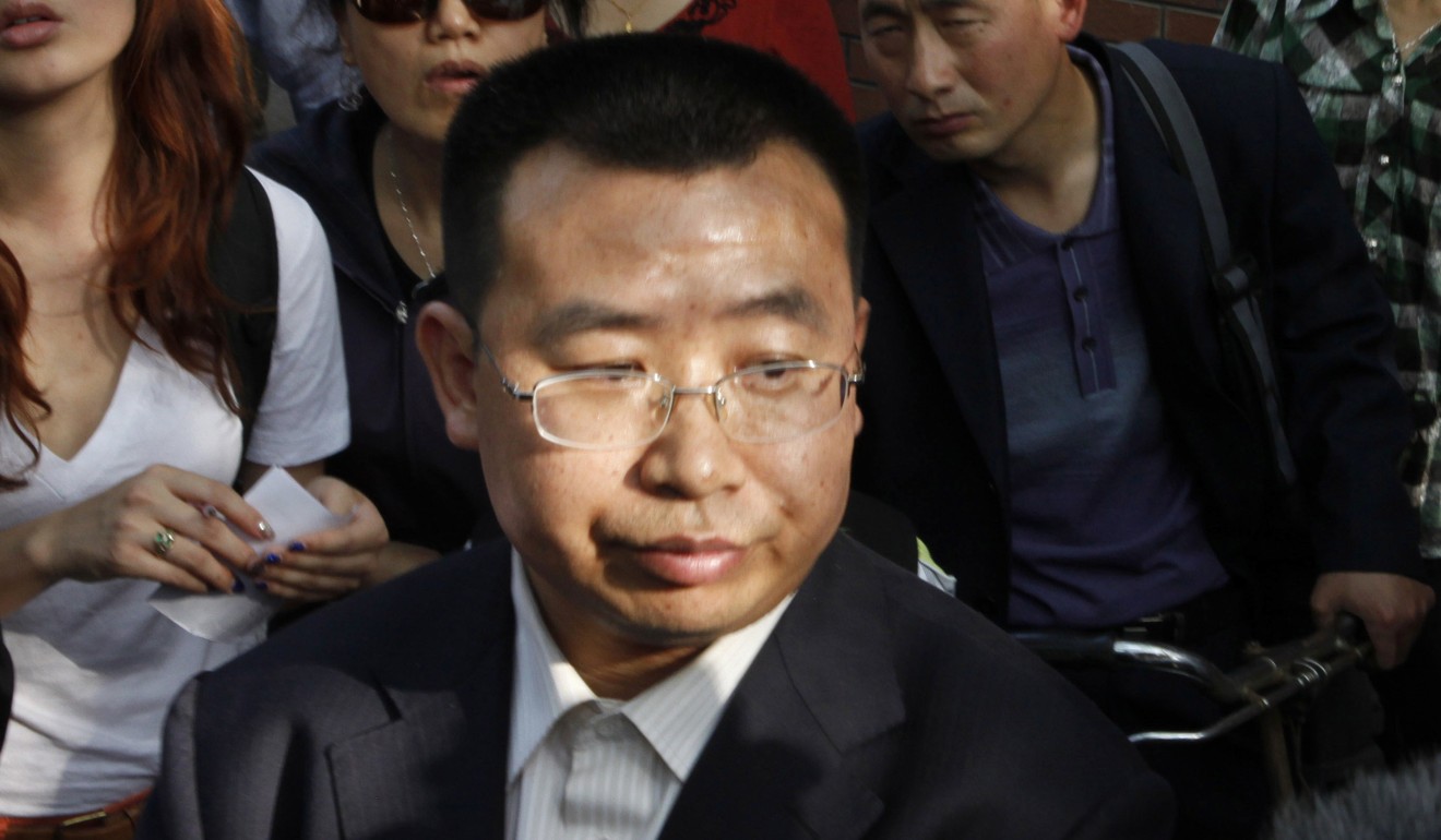 Human rights activist and lawyer Jiang Tianyong. Photo: AP