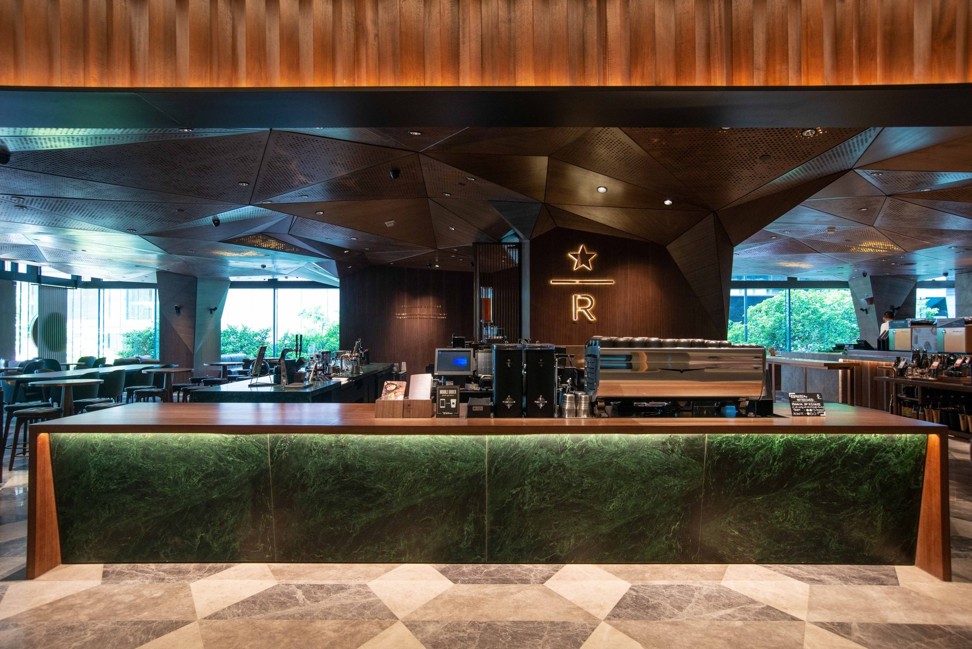 Starbucks’s Reserve Coffee Experience Bar at its new flagship store in Causeway Bay, Hong Kong