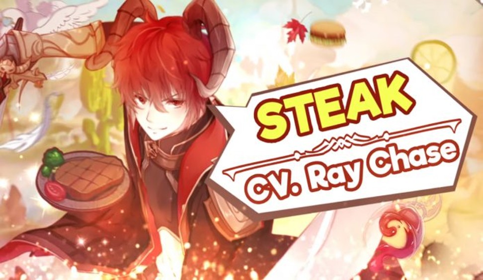 The ‘Steak’ character could prove a useful ally in ‘Food Fantasy’, which launches on July 20. Photo: Elex