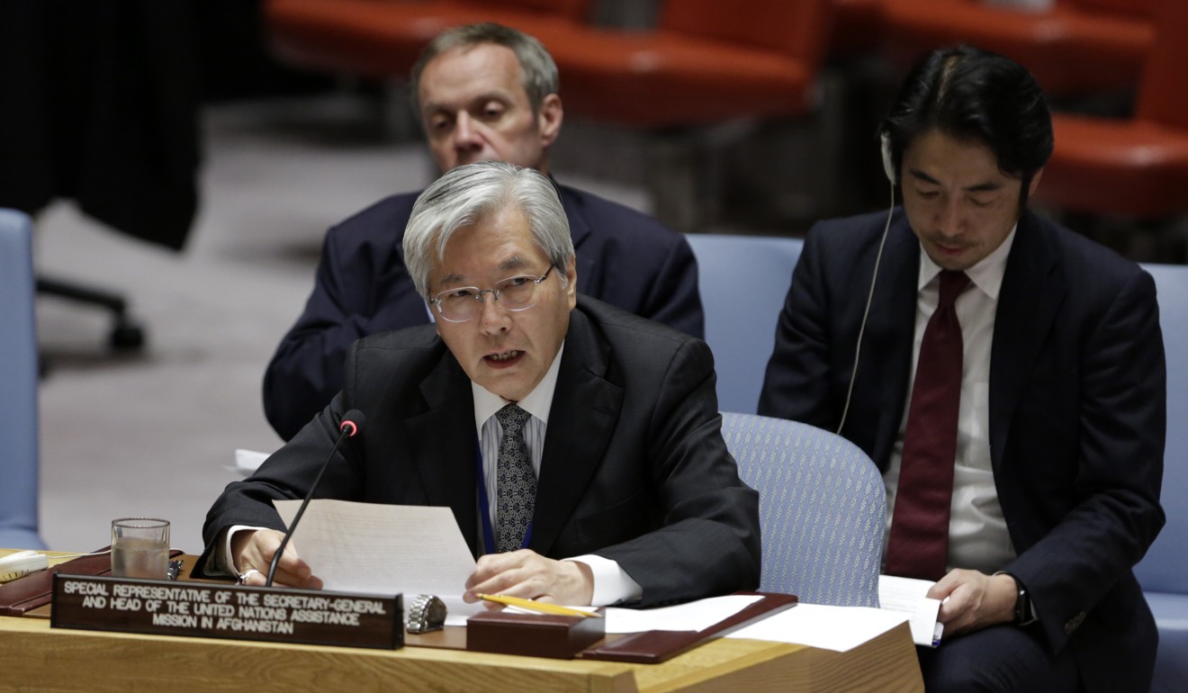 Tadamichi Yamamoto, special representative of the United Nations secretary general and head of the United Nations Assistance Mission in Afghanistan. Photo: Xinhua