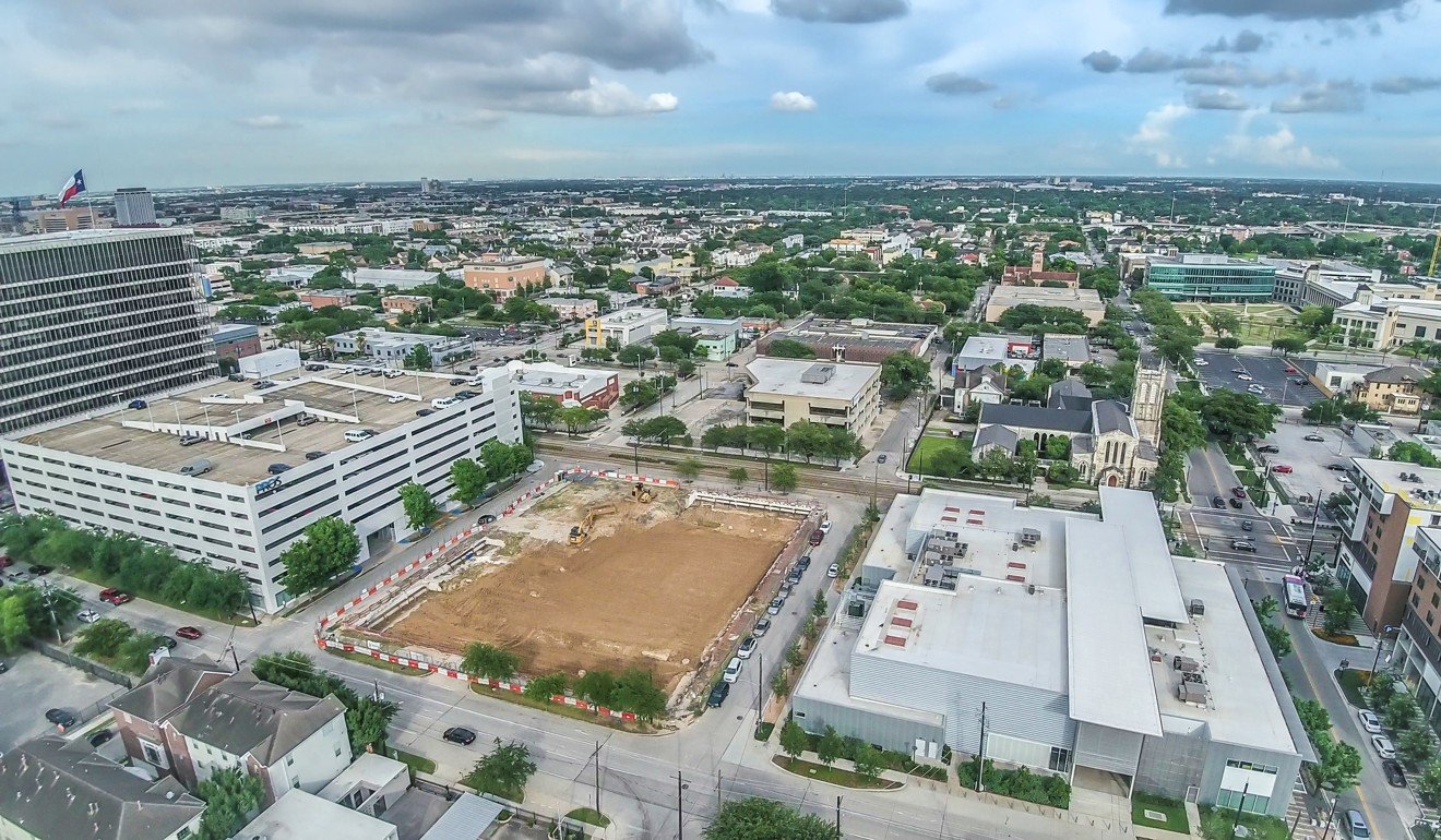 The plot where the proposed project is set to come up in Houston. Photo: Handout