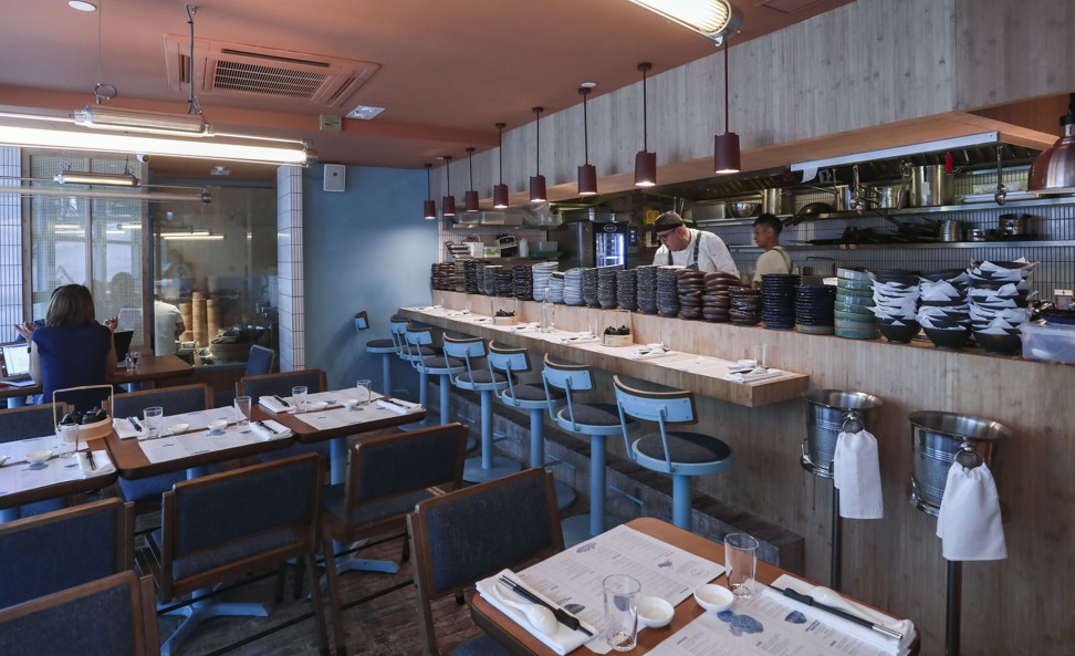 The interior of Chifa Dumpling House in Central. Photo: Jonathan Wong