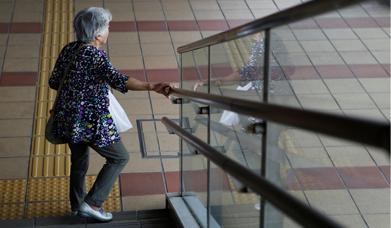 An elderly woman in Akita, northern Japan. Population ageing across advanced economies is producing a retirement boom without a commensurate cohort of native prime-age workers to support it. Photo: Reuters