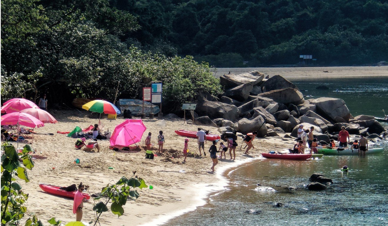 The popular beach at Hoi Ha. Photo: Martin Williams