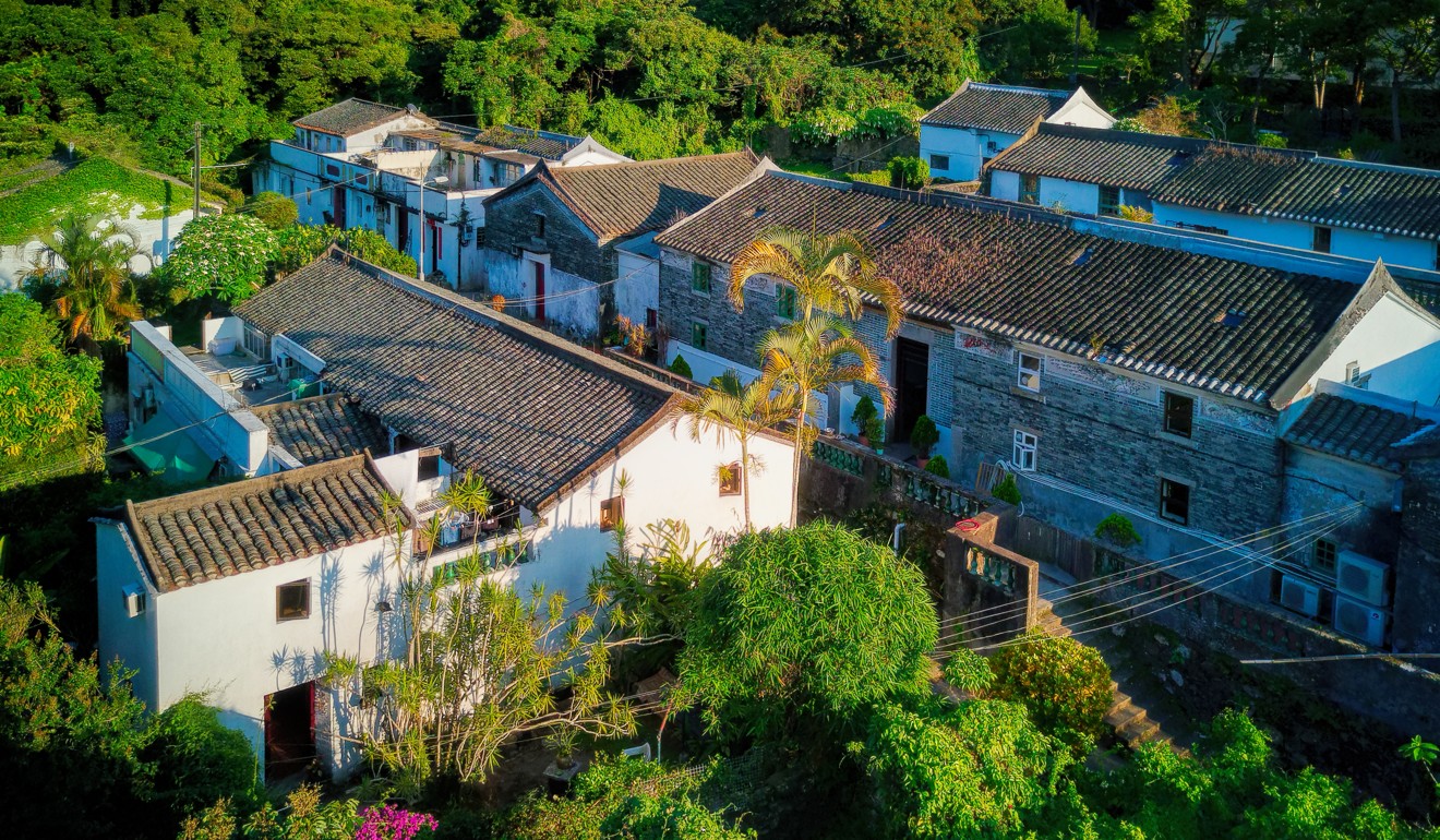 Pak Sha O, near Hoi Ha, with its traditional Hakka village houses. Photo: Martin Williams