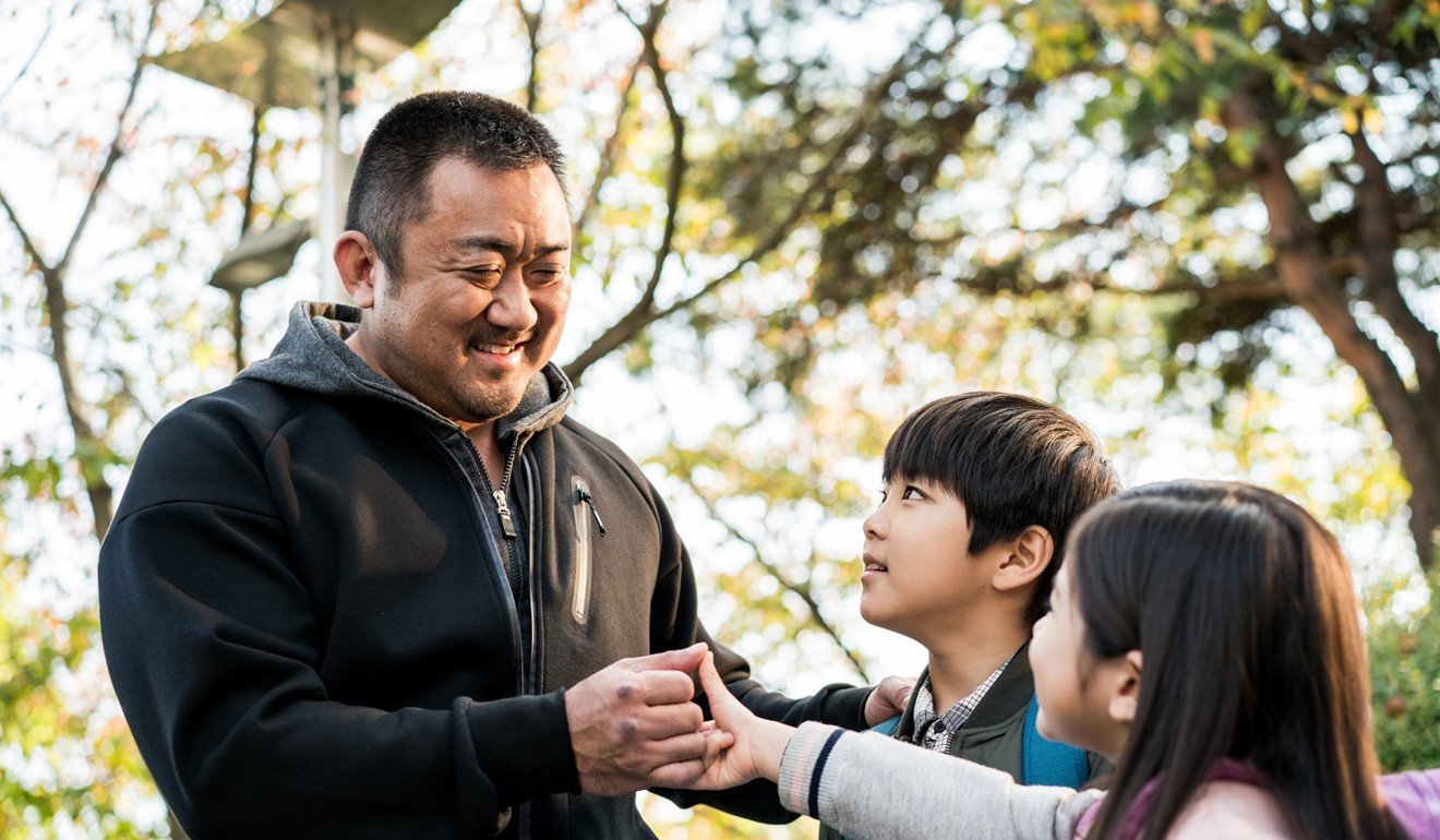 Ma Dong-seok shows his gentle side in front of his younger co-stars in Champion.
