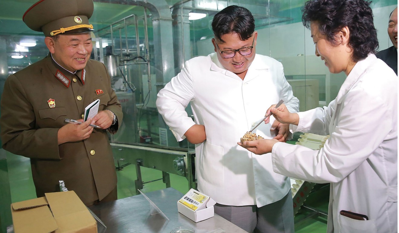 North Korean leader Kim Jong-un visits Factory No. 525 of the Korean People's Army. Photo: AFP