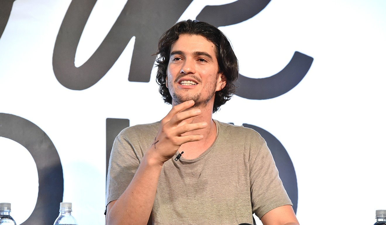 Adam Neumann, co-founder and chief executive of WeWork. Photo: AFP
