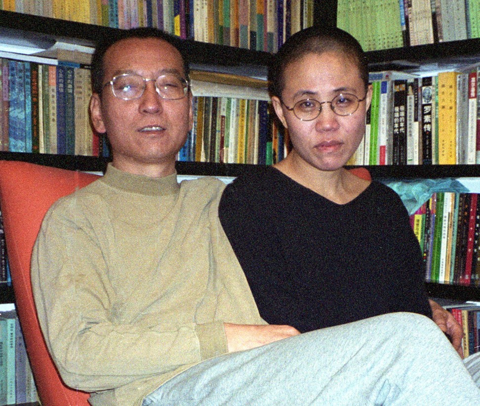 Liu Xiaobo and Liu Xia in 2002. Picture: AFP
