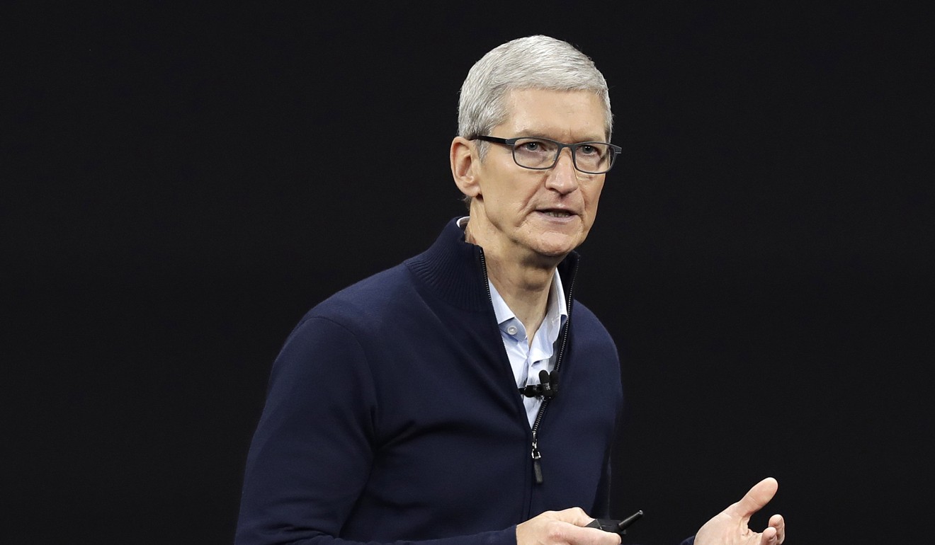 Since Tim Cook became Apple’s chief executive officer in 2011, the company’s stock has quadrupled in value. Photo: AP