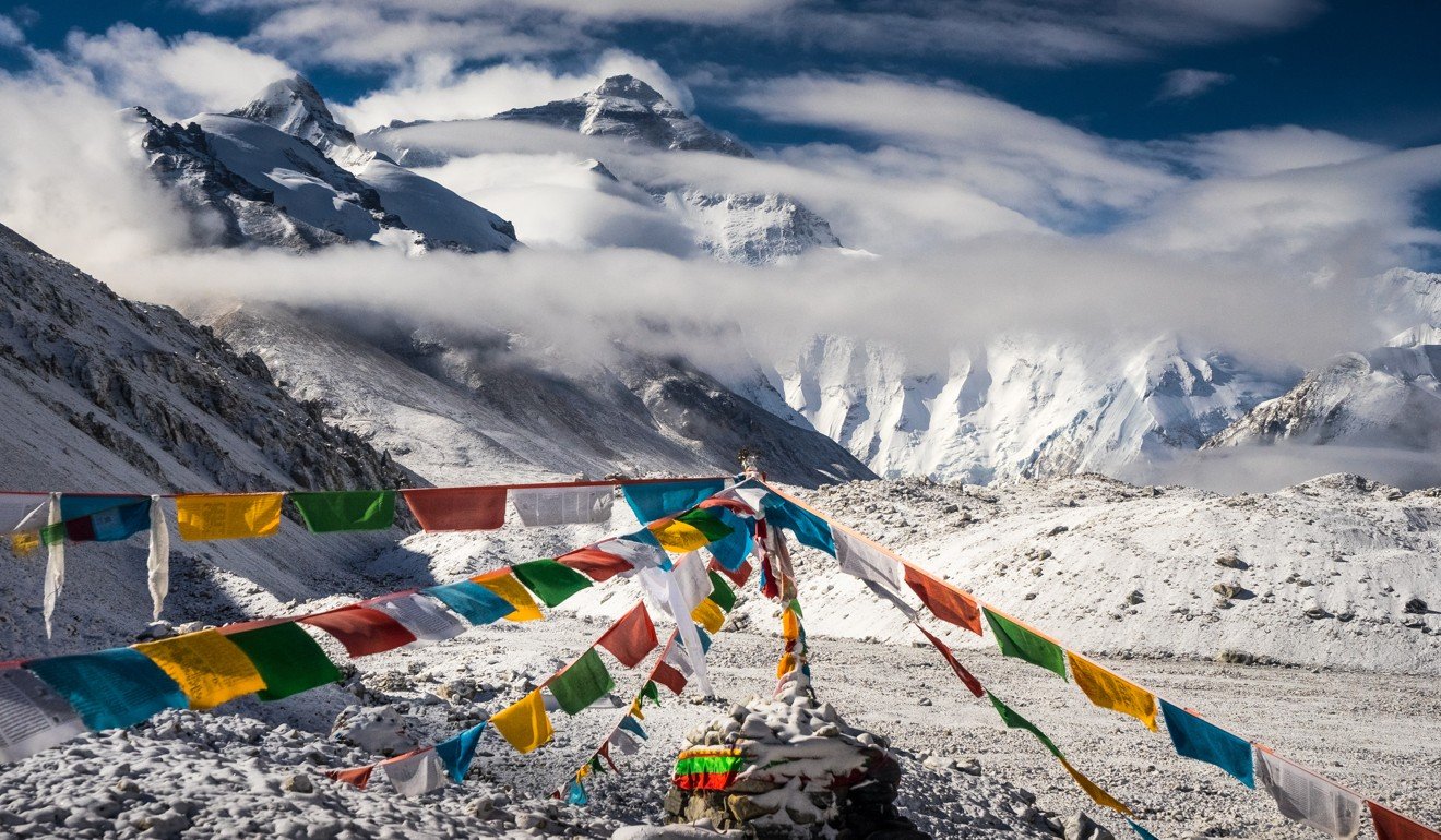 Mount Everest has this year seen twice the normal levels of rain and snow, scientists said. Photo: Xinhua