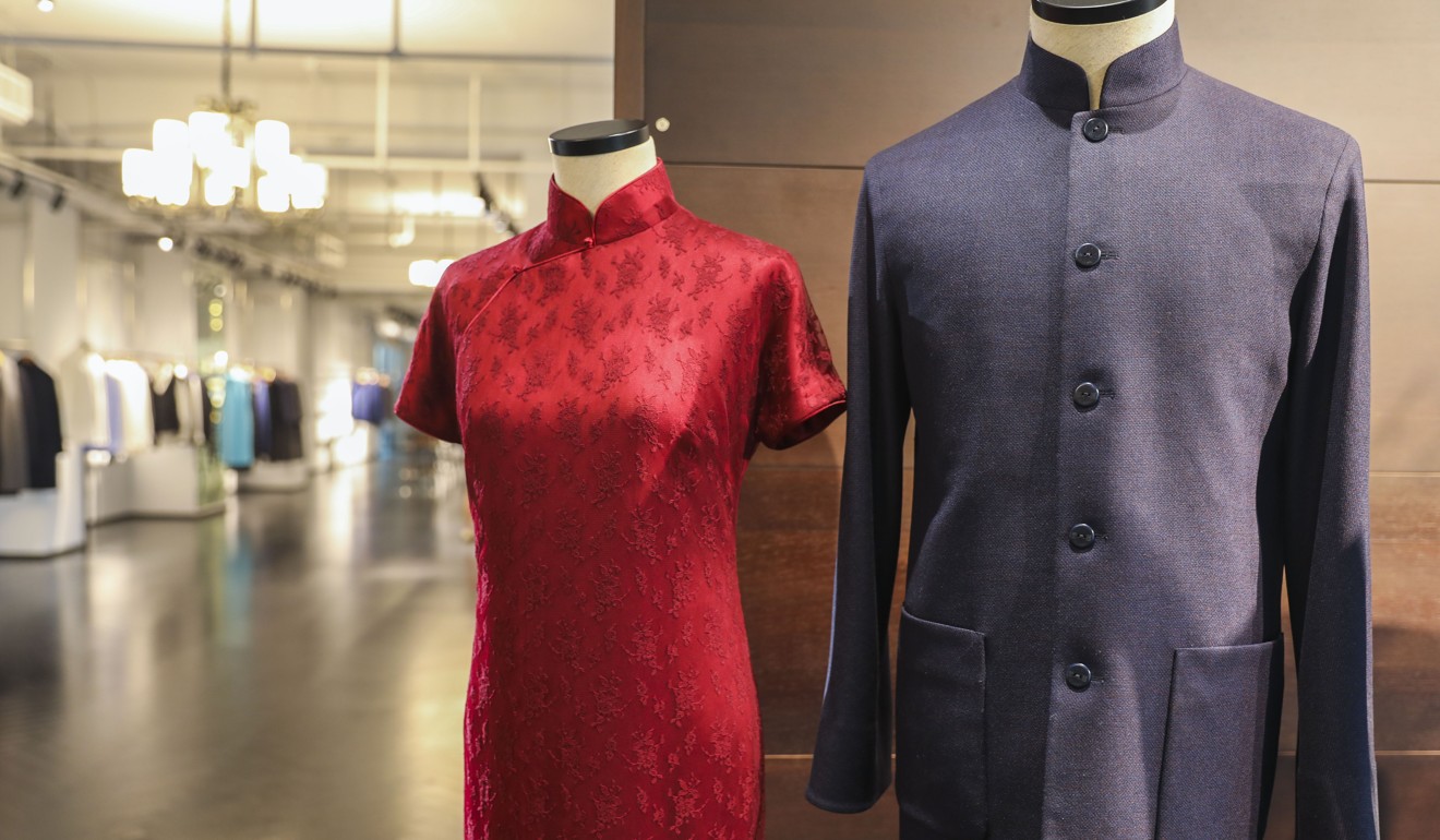 Two of the new Chinese-style garments. Photo: Simon Song