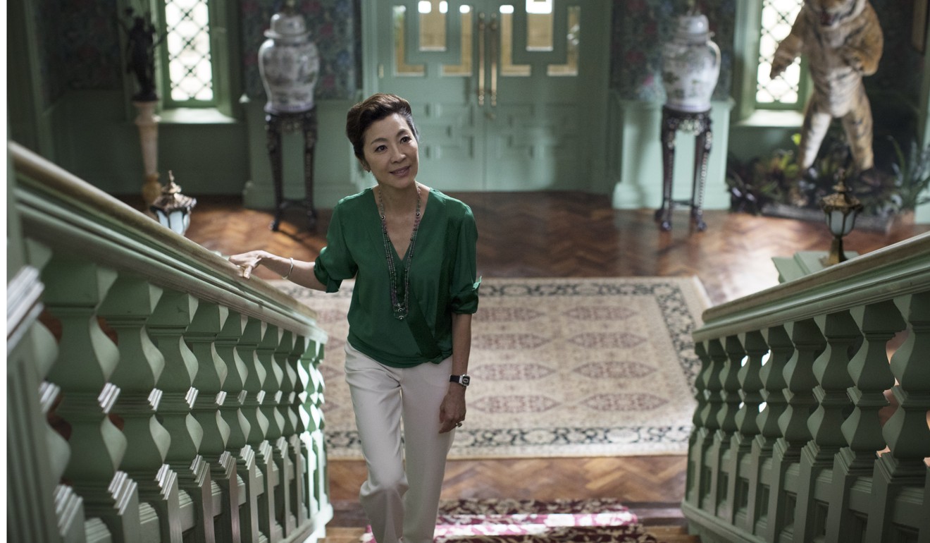 Michelle Yeoh plays the matriarch Eleanor Young in Crazy Rich Asians.