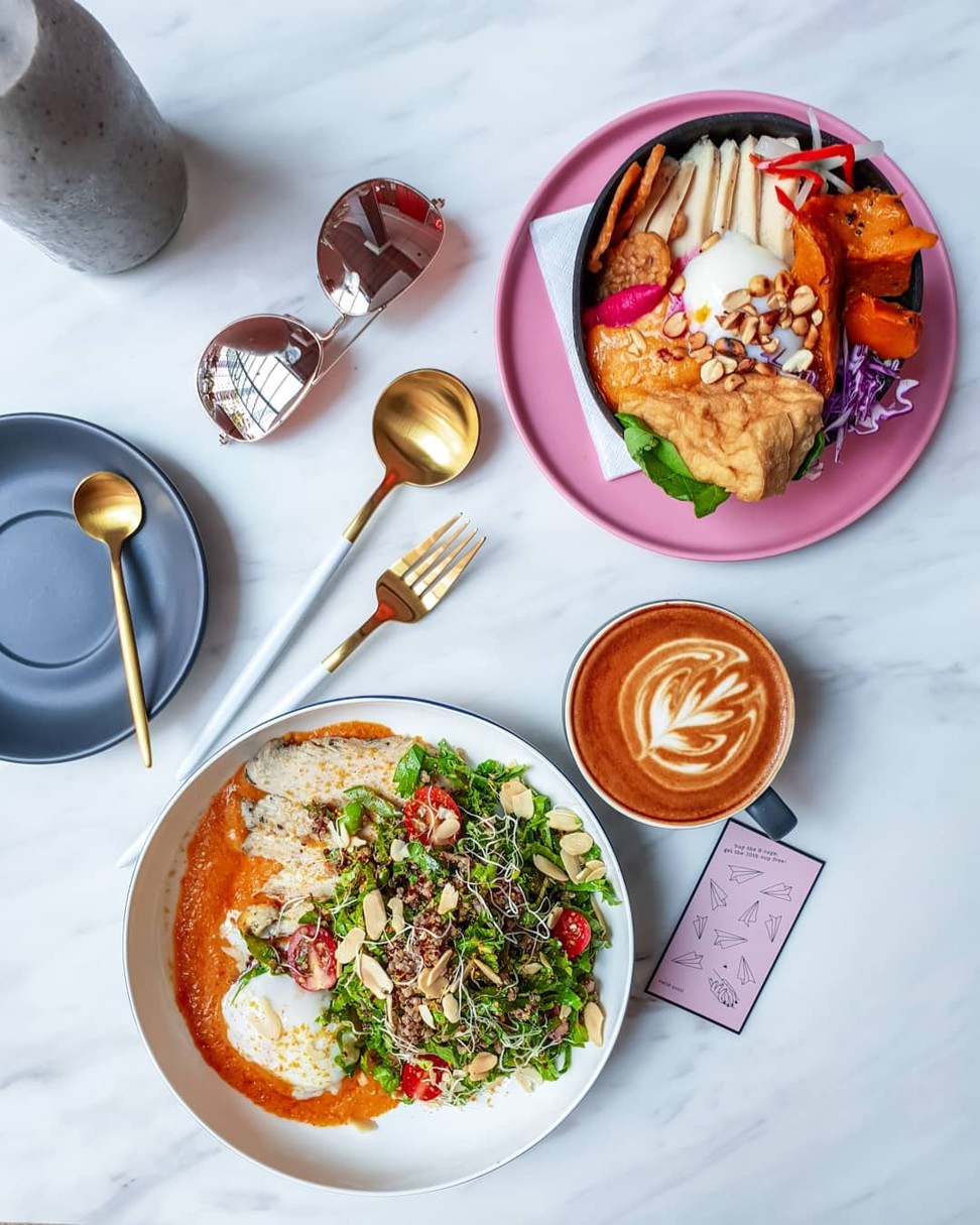 Kettlebell features lovely tableware and healthy food. Photo: @alyssia_yu
