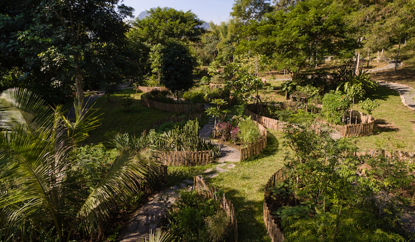 A general view of the Pha Tad Ke ethno-botanic garden.