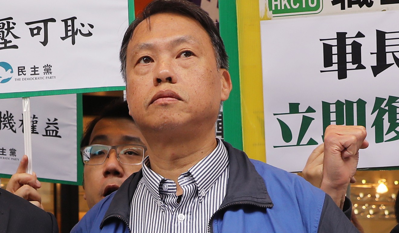 Chairman of Citybus Employees Union Henry Hui. Photo: Sam Tsang