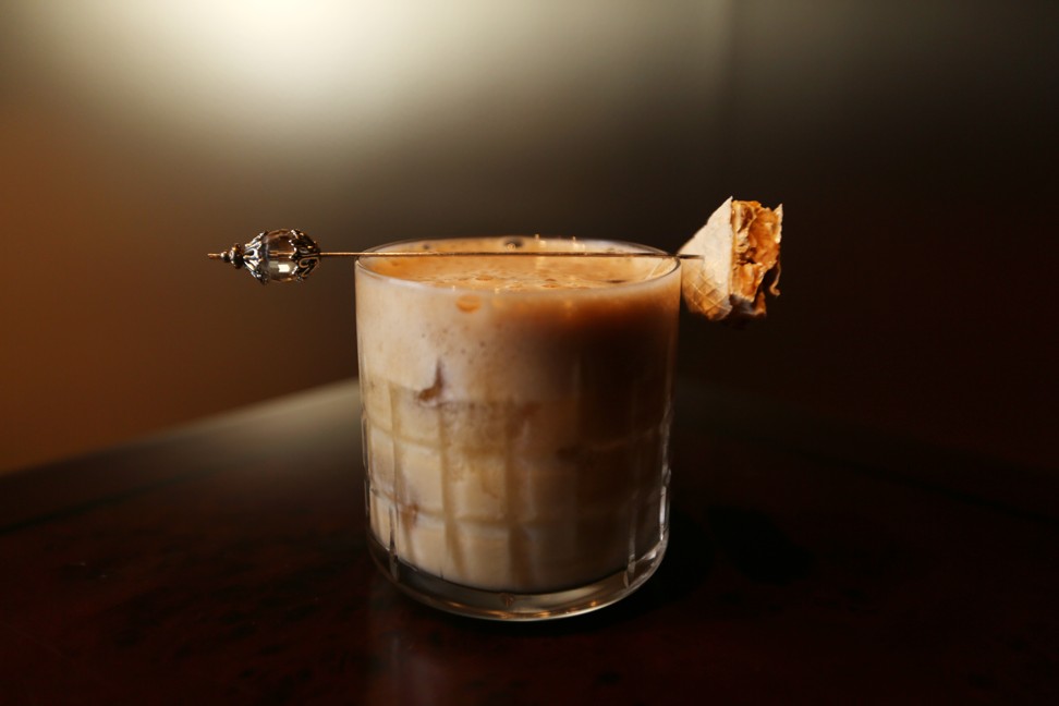 The Turron Sour cocktail. Photo: Xiaomei Chen