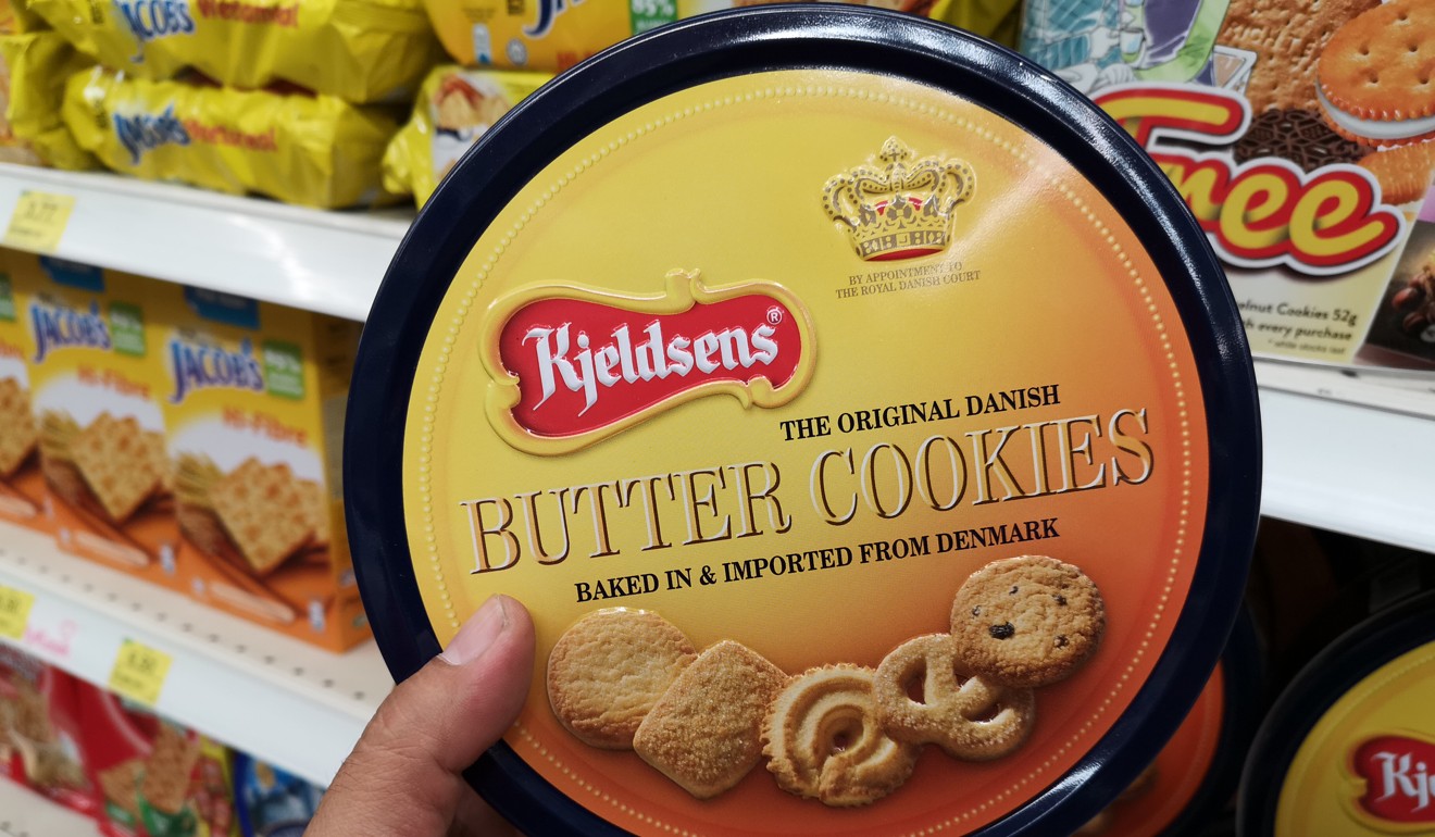 The articles were accompanied by videos that included a recorded interview with Kjeldsens’ CEO detailing the origins of the butter cookies and how they came to Hong Kong. Photo: Shutterstock