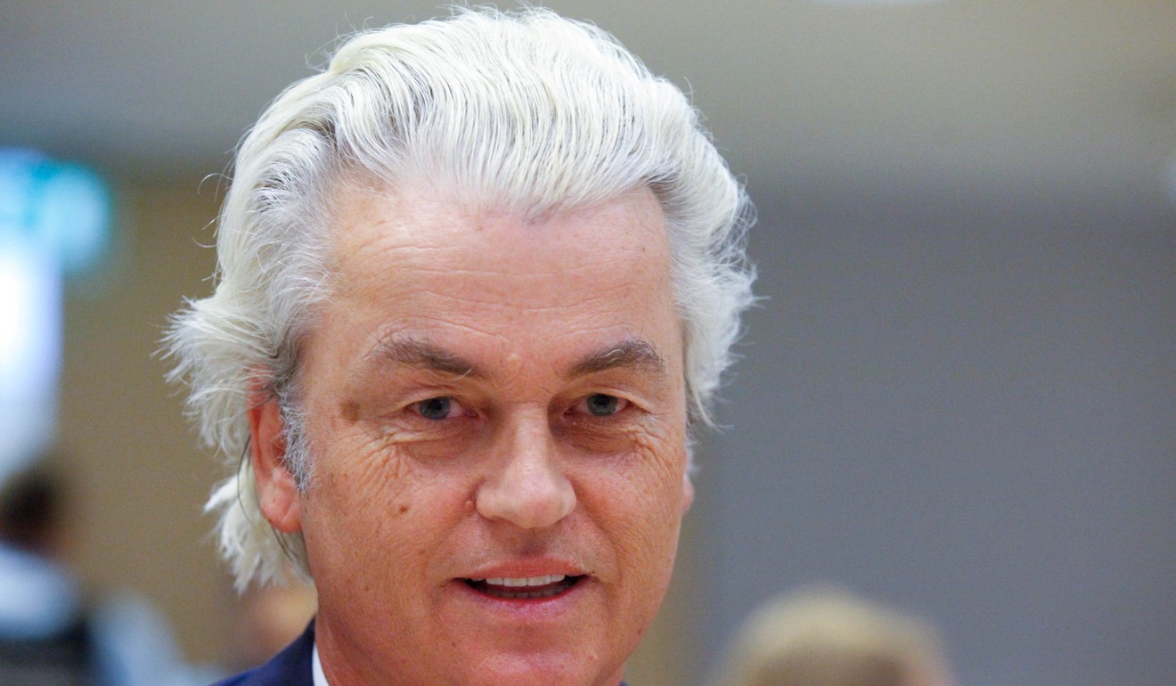 The Dutch anti-Islam politician Geert Wilders said he was cancelling moves to stage a cartoon competition to caricature the Prophet Mohammad, a plan that had angered many Muslims. Photo: Reuters