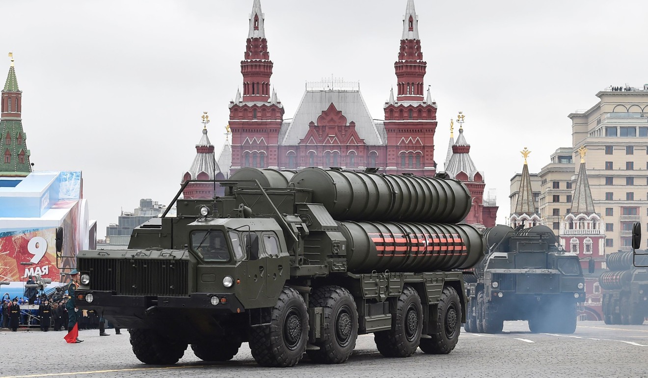 The Russian-built S-400 missile system. Photo: AFP