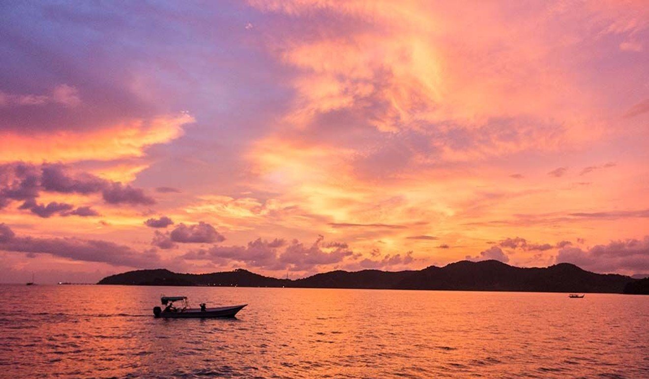 The picturesque Langkawi Island, in Malaysia, is known for offering views of glorious-coloured sunsets. Photo: ETA Abroad