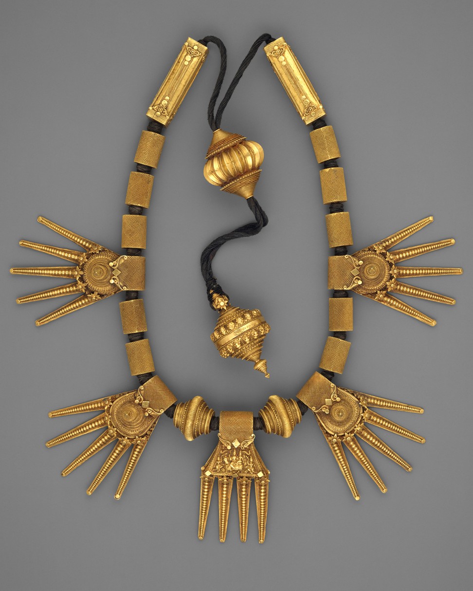 Marriage necklace (Thali) late 19th century India.