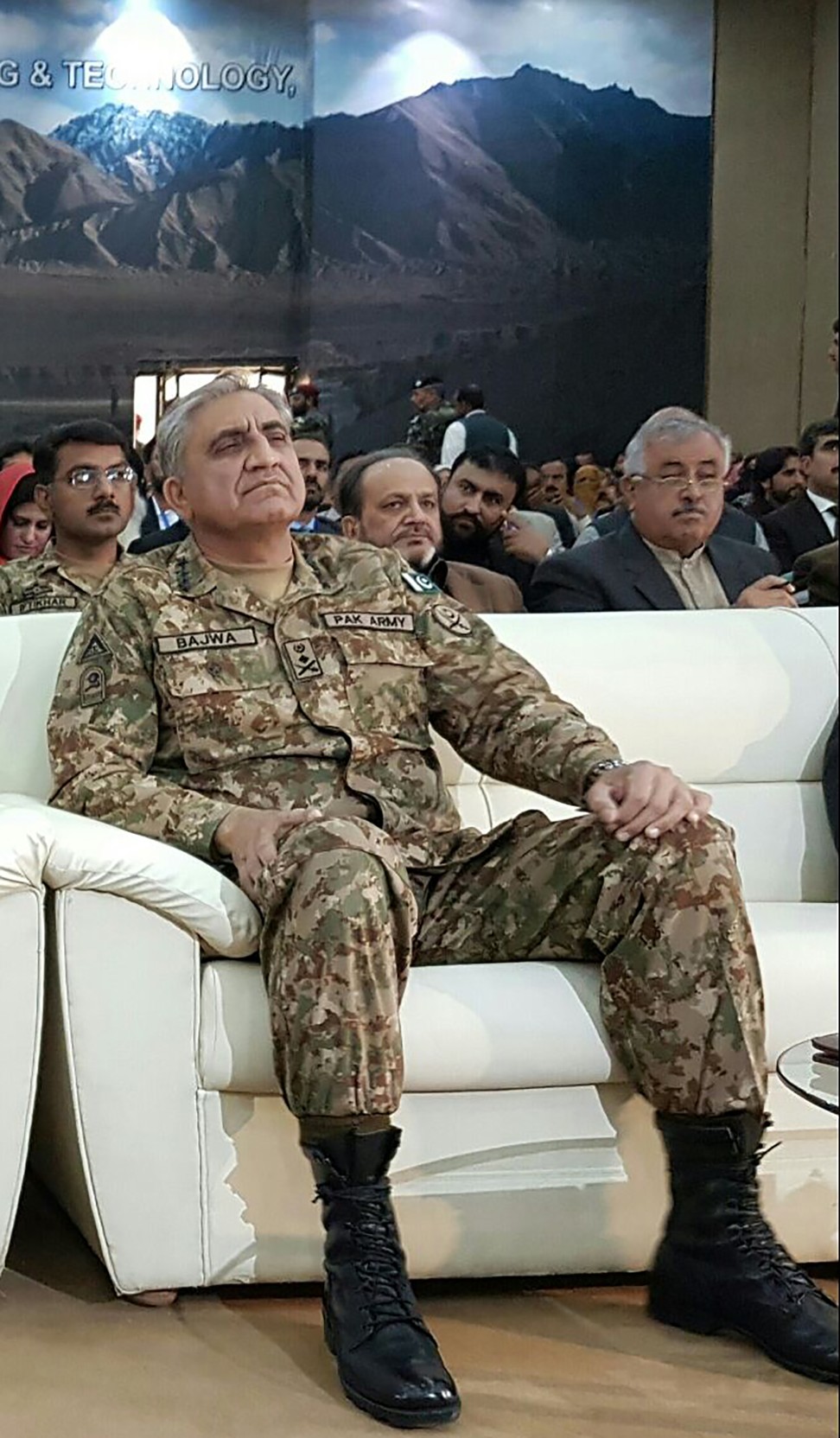 Pakistan Army Chief General Qamar Javed Bajwa in 2017. He began a three-day visit to Beijing on Sunday.