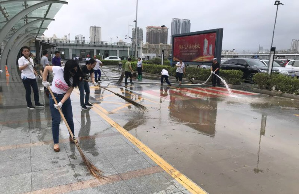 People in Zhuhai said the city fared better this year than it did when Typhoon Hato struck last August. Photo: Phoebe Zhang