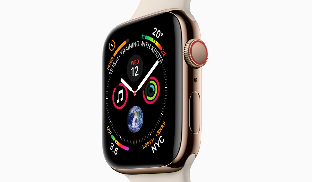 The Apple Watch Series 4 is equipped with a new sensor that can perform an electrocardiogram.