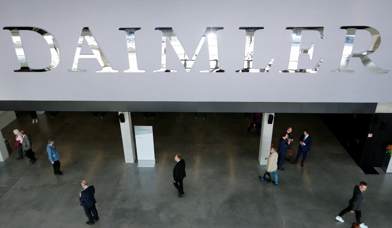 Chinese car firm Geely has take a 9.6 per cent stake in Daimler. Photo: Reuters