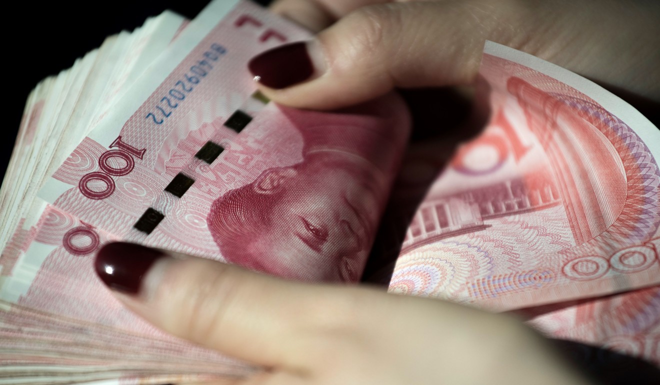 The Chinese currency has depreciated by 8 per cent since March. Photo: AFP