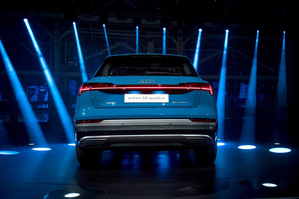 The e-tron will have an advanced cruise-control system that can keep the car within a lane and maintain a set distance behind another vehicle. Photo: Bloomberg