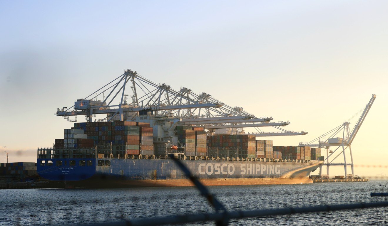 Cosco is among the Chinese firms agreeing deals to build terminals overseas. Photo: Xinhua
