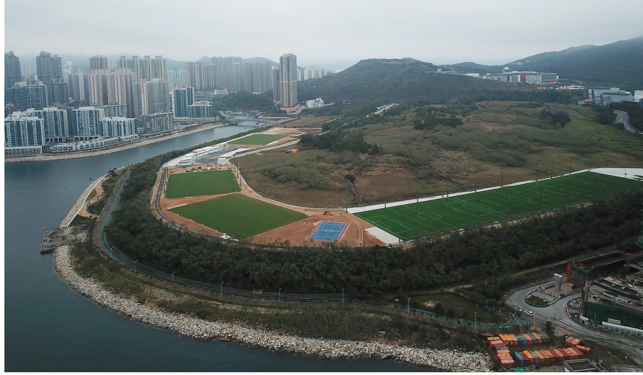 The Tseung Kwan O Football Training Centre is now completed. Photo: Roy Issa