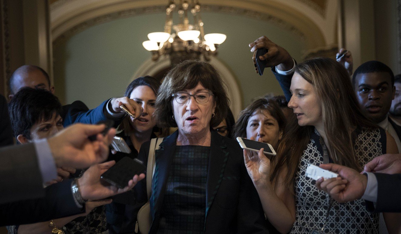 Senator Susan Collins. Photo: AFP
