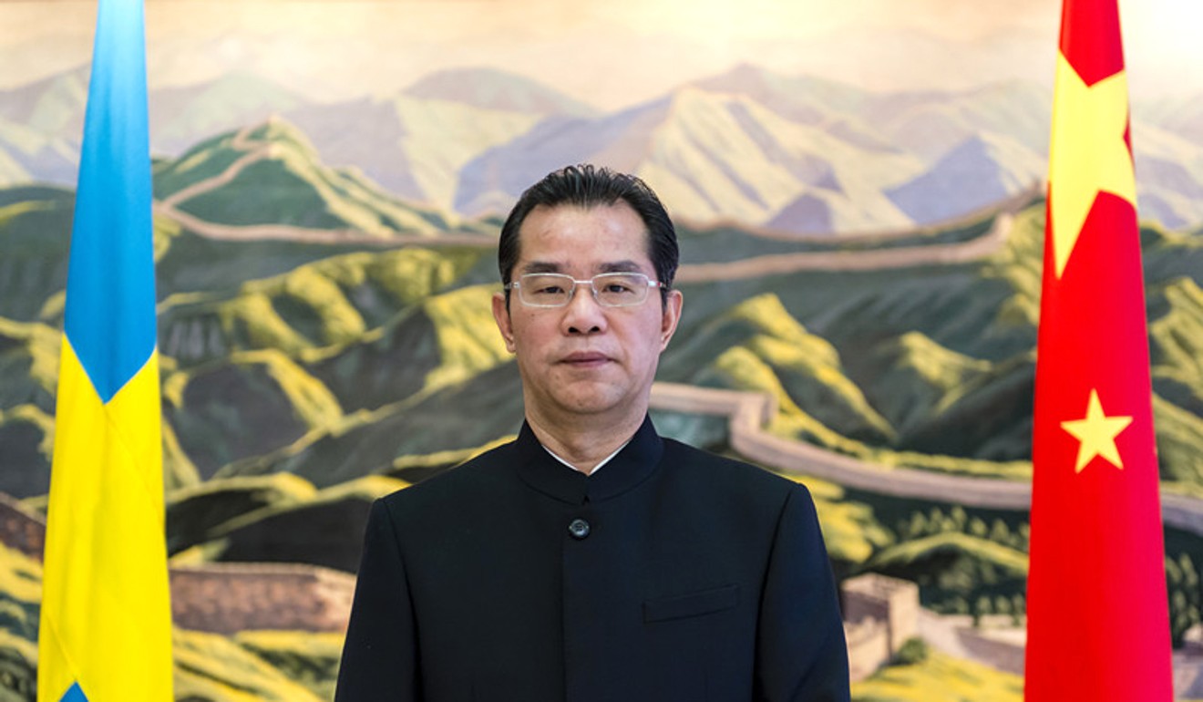 Gui Congyou, China’s top diplomat in Sweden. Photo: Handout