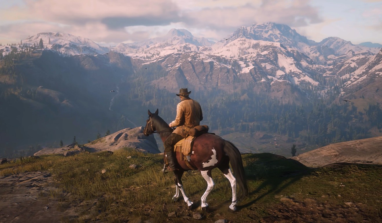 One of the amazing landscapes in Red Dead Redemption 2.