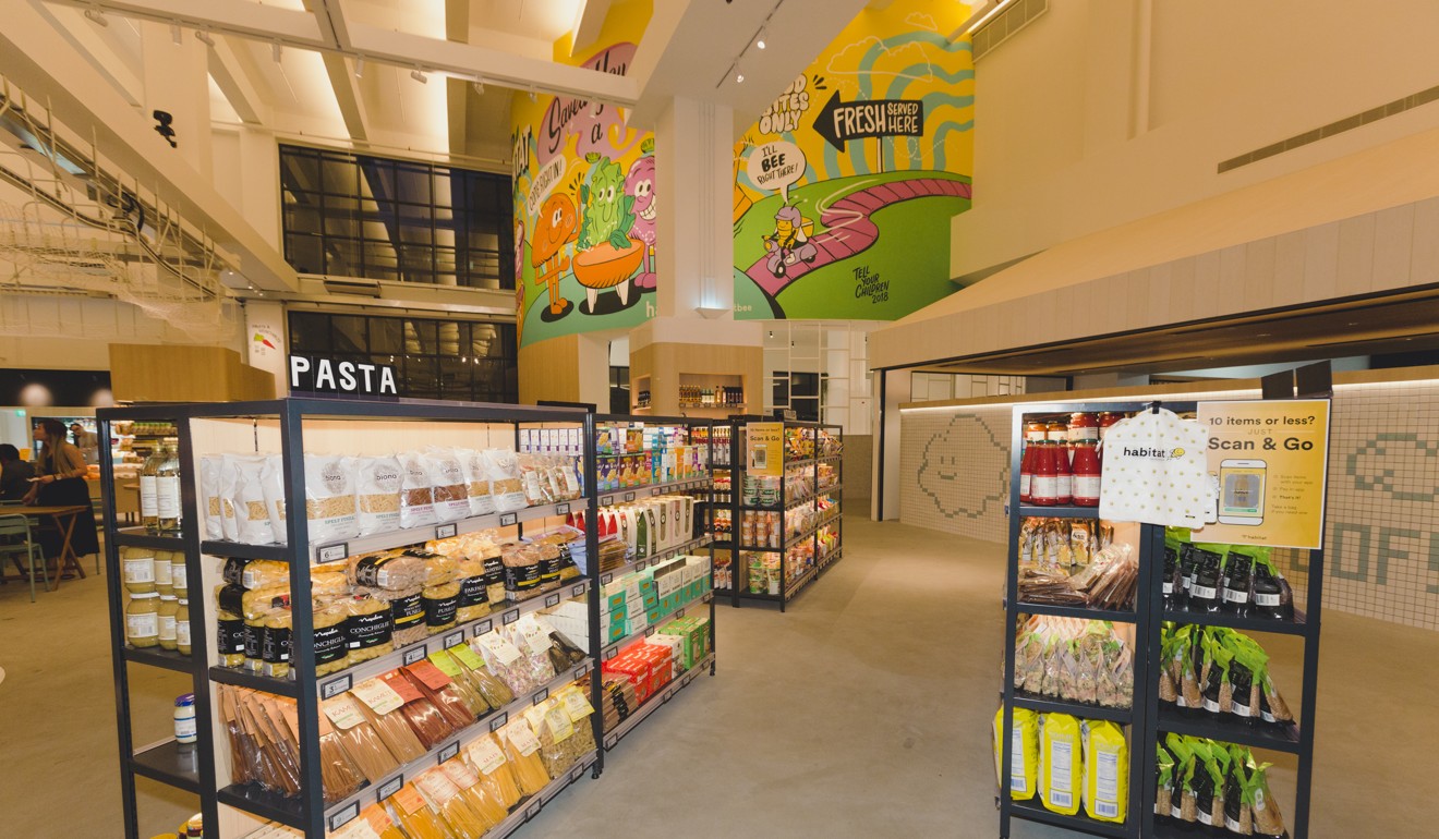The Habitat store has multiple shelves of imported items. Photo: Handout