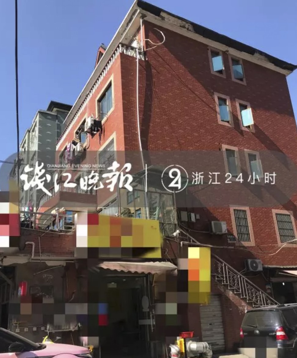 The family live in a five-storey home in Hangzhou and rent out the first floor. Photo: Weixin.qq.com