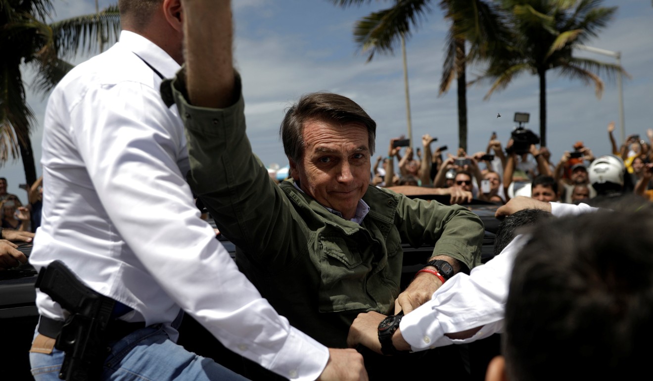 Jair Bolsonaro, winner of Brazil’s presidential election. Photo: Reuters