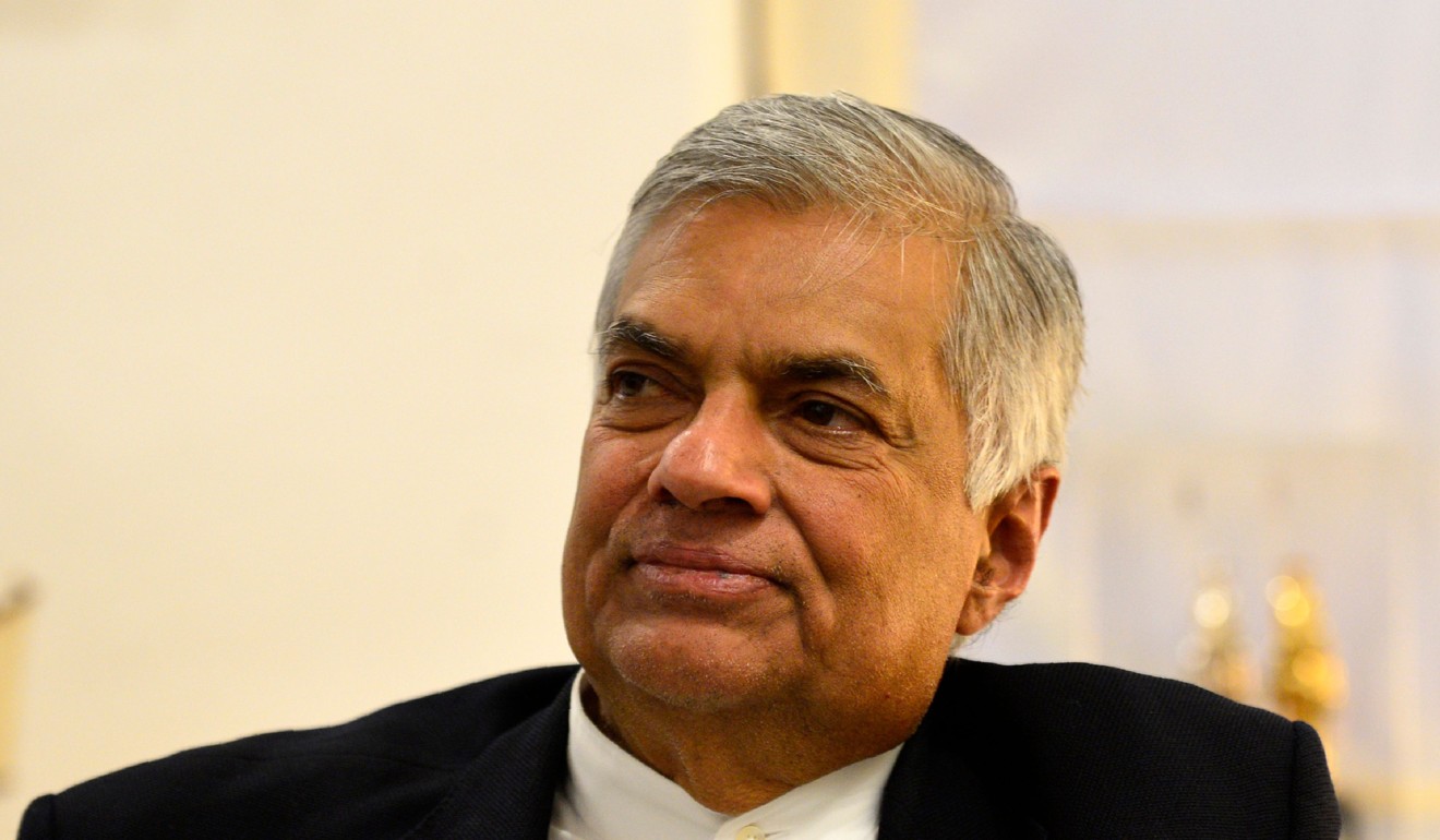 Sri Lanka’s ousted prime minister Ranil Wickremesinghe. Photo: AFP