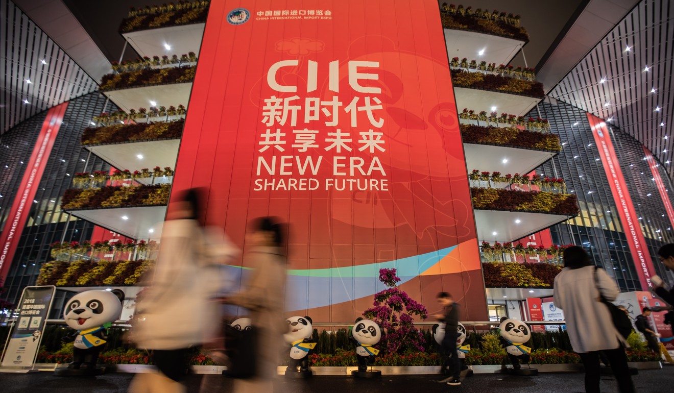 The China International Import Expo in Shanghai was opened by Chinese President Xi Jinping on November 5. Photo: EPA