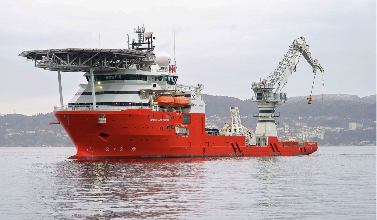 The Seabed Constructor of US company Ocean Infinity. Photo: AFP