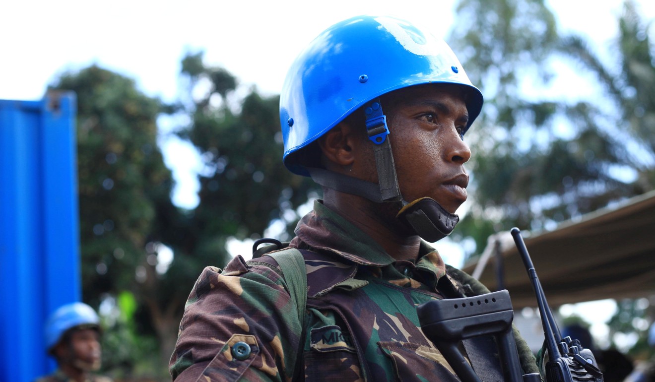 A UN peacekeeper serving in the United Nations Organization Stabilization Mission in the Democratic Republic of the Congo (MONUSCO). Photo: Reuters